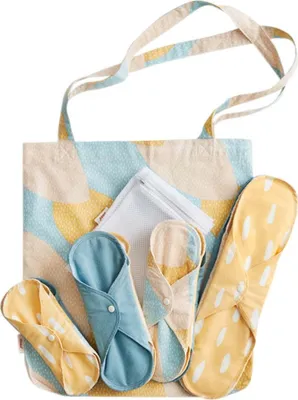 Produktbild von Start Kit - Damenbinden Blue Sprinkle