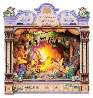 Cutebee, 3D DIY huisje, A Midsummer Night's Dream, TTKA201, 15,5x12,4x16,1cm