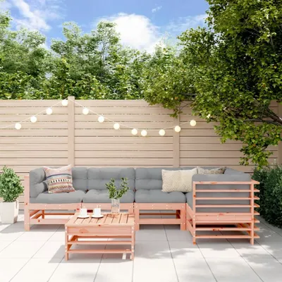 Produktbild von Möbel 6-tlg. Garten-Lounge-Set Massivholz Douglasie - Gartenmöbelgarnituren 3186478