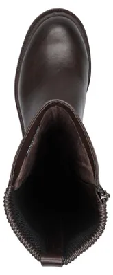 Produktbild von Tamaris Damen Stiefel Langschaft Stretchschaft Zugschlaufe Blockabsatz Vegan 1-25610-47, Größe:39 EU, Farbe:Braun