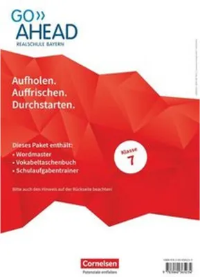 Immagine prodotto di Go Ahead 7. Jahrgangsstufe. Realschule Bayern - Arbeitshefte Wordmaster, Vokabeltaschenbuch und Schulaufgabentrainer (Im Paket)