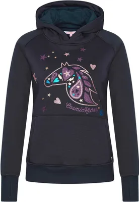 Produktbild von Imperial Riding Kinder Kapuzenpulli Glorious Navy HW 2022, Größe:C122