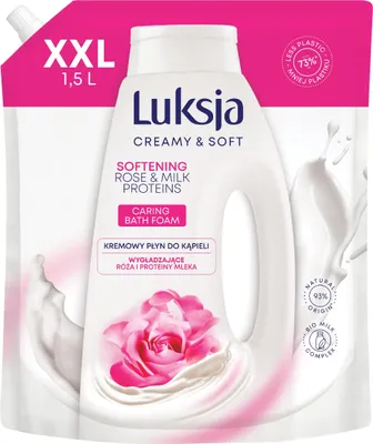 Immagine prodotto di Luxja Rose Creamy Sensations Lozione da bagno di ricambio 1,5L