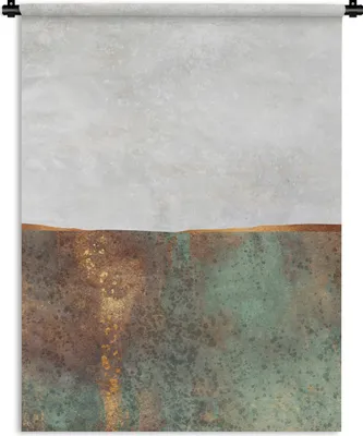 Produktbild von MuchoWow® Wandteppich Wandbehang Abstrakt - Luxus - Gold 120x160 cm Tapisserie Dekoration Wandtuch - Wohnzimmer - Moderne