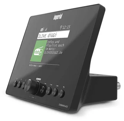 Zdjęcie produktu dla Radio internetowe Imperial DABMAN i430 - DAB+, FM, Bluetooth, LAN - czarne