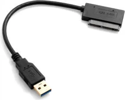 Produktbild von SYSTEM-S USB Typ A 3.0 (male) auf 7 + 9 16pin 1.8 Zoll SATA Adapter für HDD Festplatte SSD Adapter Kabel
