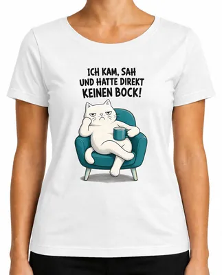 Immagine prodotto di "Sono arrivata, ho visto e non mi è piaciuto affatto" - T-shirt con scritta sarcastica per donna, colore bianco, taglia XXL