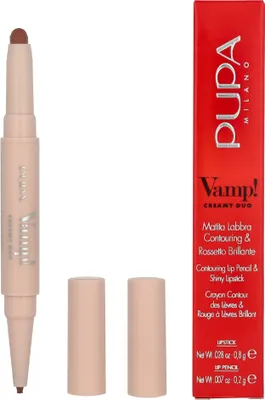 Immagine prodotto di #002 Nude medio Pupa Vamp! Matita labbra cremosa duo