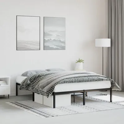 Obrázek produktu pro Maison Exclusive - Kovový rám postele, černý, 135 x 190 cm