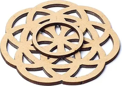 Produktbild von Edelsteinkugelständer Samen des Lebens – Packung mit 10 Stück – 7 cm