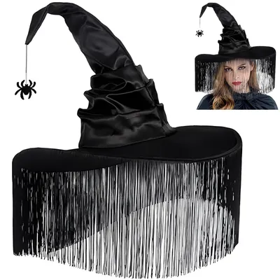 Heksenhoed für Halloween – Damen-Hut für Cosplay und Karneval