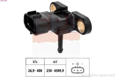 Produktbild von EPS Luftdrucksensor Höhenanpassung 1.993.198 für MAZDA 5 (CR19)
