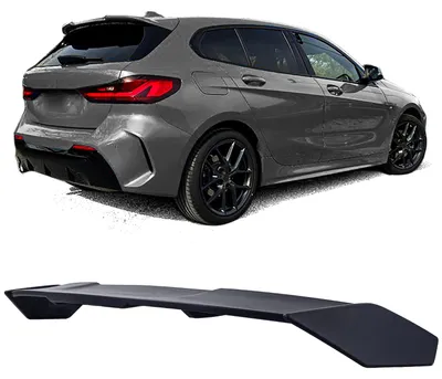 Für BMW 1er F40 ab 2019- mit M-Paket Dachspoiler Heckspoiler Schwarz Matt in der Farbe Schwarz von Carparts-Online GmbH