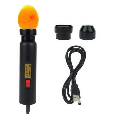 Produktbild von LED Eierdurchleuchter,handgehaltener Schierlampe für Hühner-, Wachtel- und Gänseeier,ABS-Material, geeignet für Brutkontrolle und Inkubator Verwendung