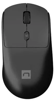 Imagen del producto de NATEC Hawk 2 Inalámbrico, diseñado para diestros, láser, tecnología inalámbrica RF, 3200 DPI, color
