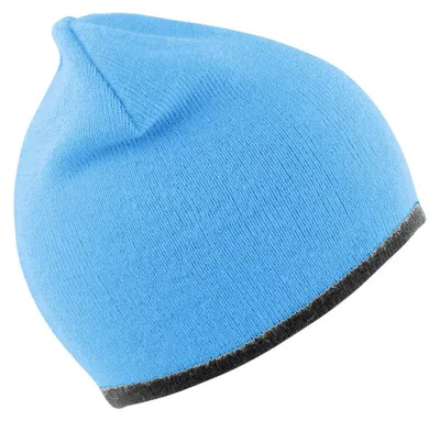 Produktbild von Result Uni Wintermütze / Mütze, wendbar FK676 (Einheitsgröße) (Aqua/Grau)