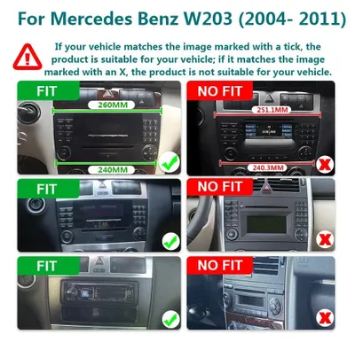 Produktbild von 8-Zoll Autoradio – Touchscreen-Navigation – Android 14 – CarPlay – Bluetooth – HD-Display
