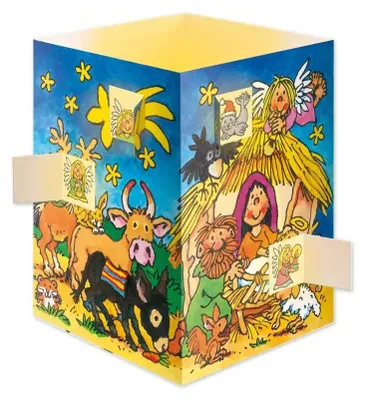 Produktbild von Lutz Mauder Adventslichter-Karte Krippe