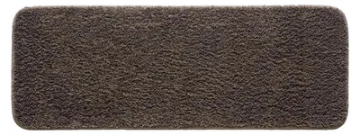 Produktbild von Badezimmerteppich rutschfest waschbar Braun 45x120 cm Mikrofaser