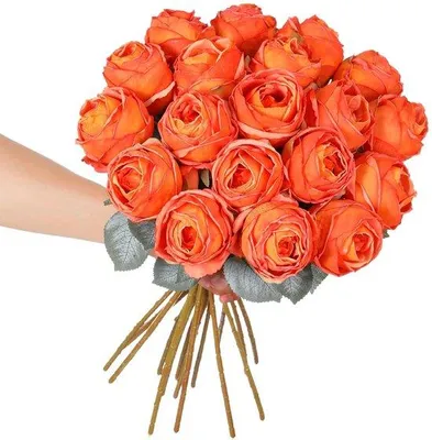 Image de Fleurs artificielles bleues, 52 cm, multicolores