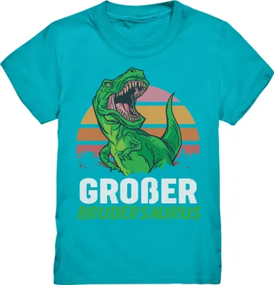Produktbild von Dino T-Rex Großer Bruder T-Shirt – Swimming Pool / 152/164 (12-14)