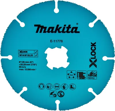 Produktbild von Tarcza tnąca Makita 125 mm X-LOCK