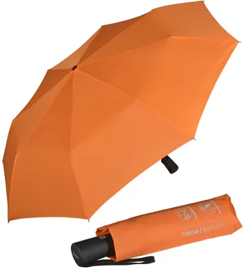Produktbild von Doppler Taschenschirm Fiber Magic Superstrong Auf-Zu-Automatik - orange
