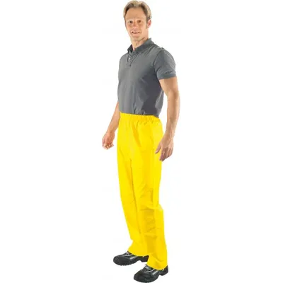 Produktbild von Arbeitshose Regenhose PolyurethanRegenbundhose gelb Größe XL