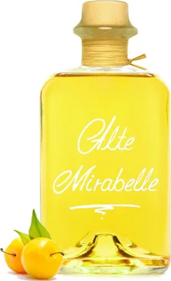 Produktbild von Alte Mirabelle 1L intensiv fruchtig & sehr mild Obstler 40% Vol. Mirabellen Schnaps Mirabellenschnaps