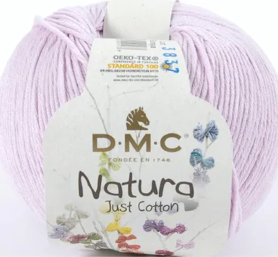 Produktbild von DMC Natura Just Baumwolle – weicher, matter Faden aus 100 % gekämmter Baumwolle, 302 (Farbe N32)