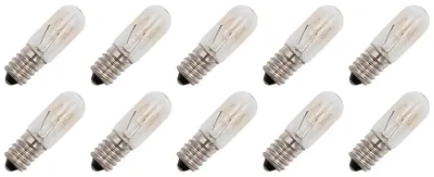 Produktbild von E14 Signallampe T16 10W 130V 2500K dimmbar 10 Stück