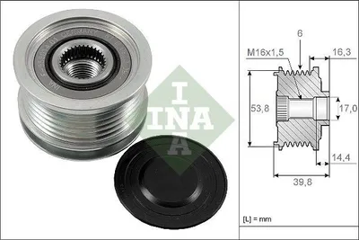 Immagine prodotto di Puleggia, alternatore INA 535 0170 10