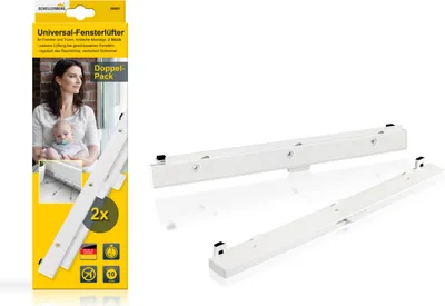 Produktbild von Schellenberg Universal-Fensterlüfter in Weiß, Starterset, 46601