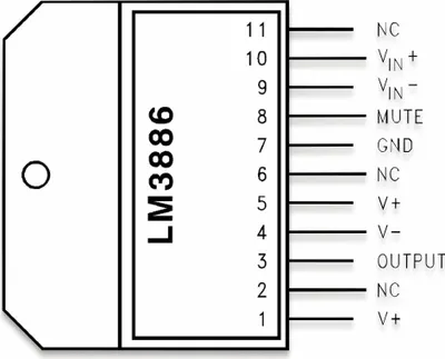 Immagine prodotto di Amplificatore di potenza audio TEXAS INSTRUMENTS LM3886TF/NOPB,