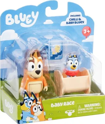 Produktbild von Sada kreslených postavičiek Bluey Chilli a Baby Bluey