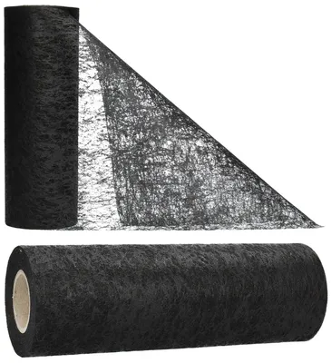 Immagine prodotto di Tessuto non tessuto per decorazioni da tavolo, dimensioni 23 cm x 20 m, colore nero