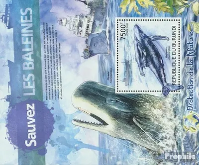 Produktbild von Briefmarken Burundi 2012 Mi Block245 (kompl.Ausg.) postfrisch Rettung der Wale