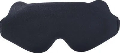 Immagine prodotto di INF Maschera per dormire sagomata in 3D per bloccare la luce Nero