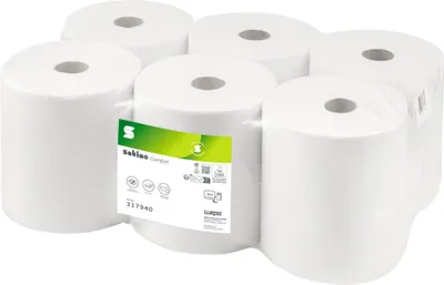 Produktbild von wepa 317940 satino by wepa Handtuchrolle Comfort, 2-lagig, 150 m