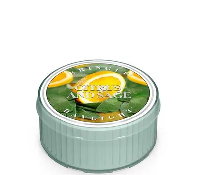 Productafbeelding van Kringle Candle geurkaars, Daylight Maxi-theelicht, citrus en salie