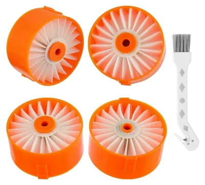 Produktbild von 4 Stück BSV2020 Filter Ersatzteil N665227, passend für Black Decker BSVF1 BSV2020G BSV2020P BSV2020WAPB Staubsauger, Haushaltsreinigung