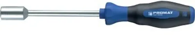 Produktbild von PROMAT 6KT-Steckschlüssel SW6xL.125mm m.Mehrkomp.-Heft DIN3125/ISO2725