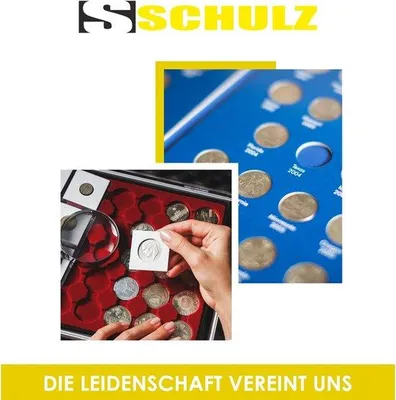 Productafbeelding van SCHULZ Elegant muntenzakalbum voor 96 stuks, 2 euro munten, nieuw