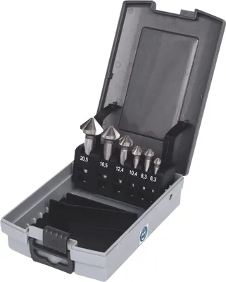 Image de KS Tools 336.0446 3360446 Countersink set Steel 1 pc(s)
