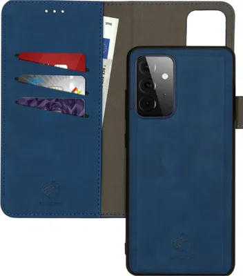 Produktbild von imoshion Entfernbare 2-1 Luxus Klapphülle Samsung Galaxy A72 - Dunkelblau