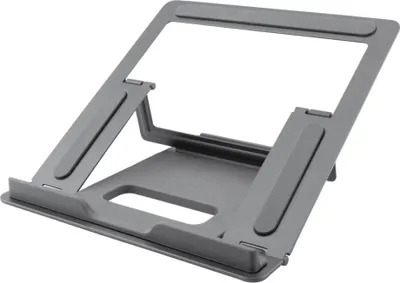 Produktbild von CoolBox COO-ATRIL-02, Laptop-Ständer, Grau, Metall, Silikon, 43,2 cm (17"), 10 kg, 23 - 30°