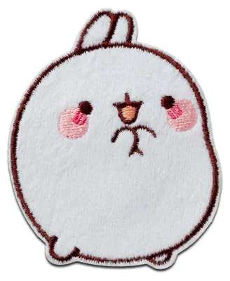 Produktbild von Mono-Quick Molang - Aufnäher, Bügelbild, Aufbügler, Applikationen, Patches, Flicken, zum aufbügeln, Größe: 7,2 x 6 cm