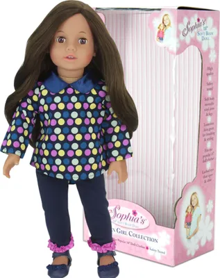 Obrázok produktu pre Sophia's By Teamson Kids 18" bábika "Catherine" s brunetovými vlasmi a doplnkami
