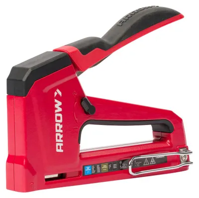Produktbild von Arrow Handtacker T50 RED2 Profi für Flachdrahtklammern & Nägel