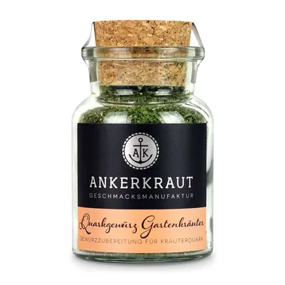 Zdjęcie produktu dla Ankerkraut twaróg przyprawa ogrodowa zioła do twarogu ziołowego słoik z korkiem 55g